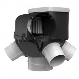 Groupe VMC Autocosy - Simple flux autoréglable - 38W - 238m³/h - 15 à 26dB - 4 sanitaires