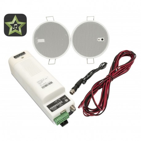 Kit radio FM encastrable KBSound Star 2.5” - Bluetooth