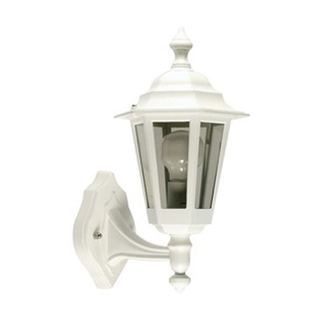 Applique murale extérieure Niza L - Aluminium - E27 - 46W - IP44 - Sans ampoule - Blanc