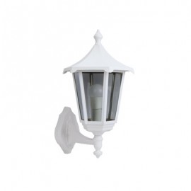Applique murale extérieure Monaco - Aluminium - E27 - 100W - IP43 - Sans ampoule - Blanc