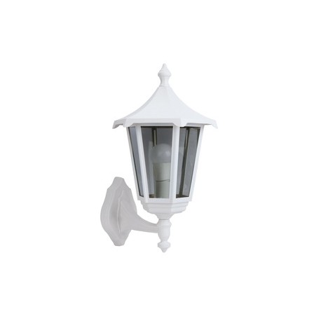 Applique murale extérieure Monaco - Aluminium - E27 - 100W - IP43 - Sans ampoule - Blanc
