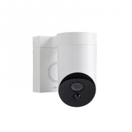 Caméra extérieure connectée Somfy Outdoor - 130° - 1080p - Wifi - Blanc