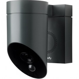 Caméra extérieure connectée Somfy Outdoor - 130° - 1080p - Wifi - Noir