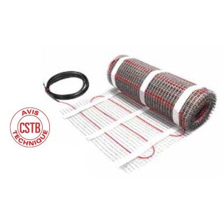 Plancher chauffant électrique spécial carrelage ECmat 85T PRE - 85W/m² - 910W - 147.5ML - 10.7m²