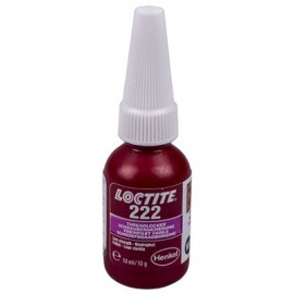 Frein filet liquide Loctite 222 - Pour fixations filetées - Bouteille - 10ml - Violet