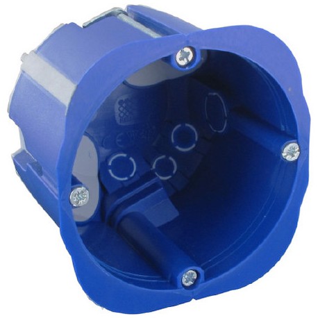 Boîtier acoustique étanche - 1 poste - Ø 68mm - Profondeur 49mm