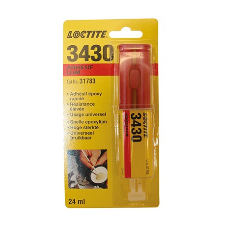 Résine époxy Loctite 3430 - Seringue - Liquide - 24 ml - Transparent