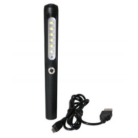 Baladeuse et torche rechargeable LED - USB - 2,4W-Li - 140Lm