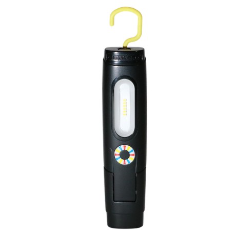 Baladeuse et torche rechargeable LED - USB - 9,62W-Li - 250Lm - Noir