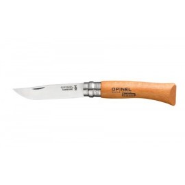 Couteau OPINEL blister - N°7 - Lame carbone - Lame 8cm - Manche en hêtre