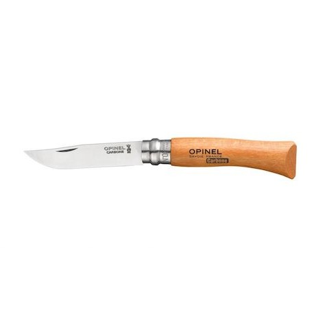 Couteau OPINEL blister - N°7 - Lame inox - Lame 8cm - Manche en hêtre