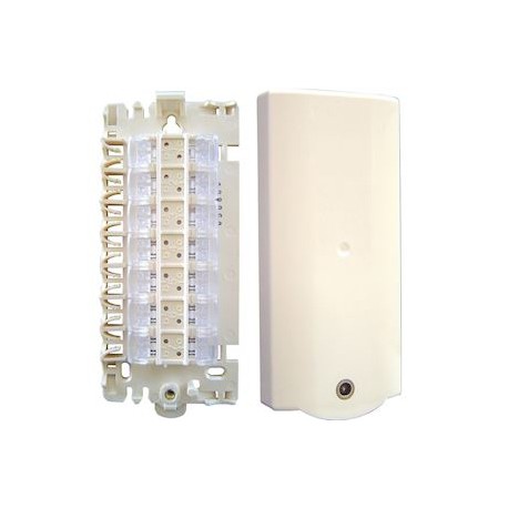 Point de distribution en immeuble télécom (PDI) - 7 départs - Beige