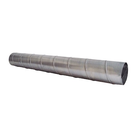 Gaine spiralée tôle d'aluminium CMS160 - Diamètre 160mm - Longueur 3m