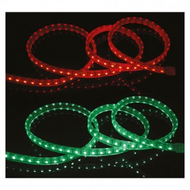 Bobine LED avec télécommande infrarouge - 50m - 8W/M - 230V - RGB - IP65 - Non dimmable