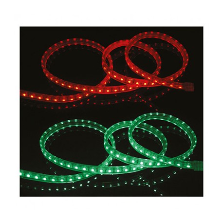 Bobine LED avec télécommande infrarouge - 50m - 8W/M - 230V - RGB - IP65 - Non dimmable