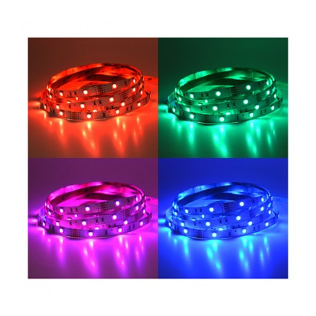 Installez des rubans LED RGB chaud à prix illuminés chez Domomat