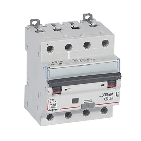 Disjoncteur différentiel monobloc - Type A - 4P - 10kA - 400V - A vis