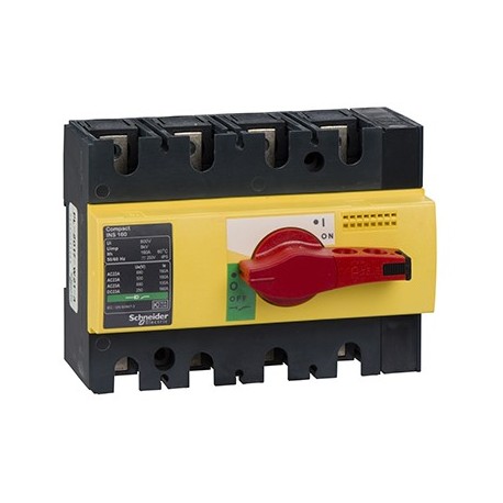 Interrupteur sectionneur Interpact INS160 - 4P - 160A - 690VCA