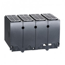 Cache borne - Pour disjoncteur NSX100-250 - 4P