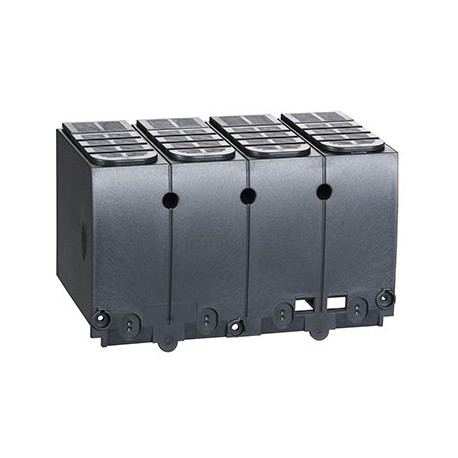 Cache borne - Pour disjoncteur NSX100-250 - 4P
