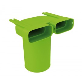 Coude mixte vertical XCMV 50x100 Clip & Go - Ø125mm