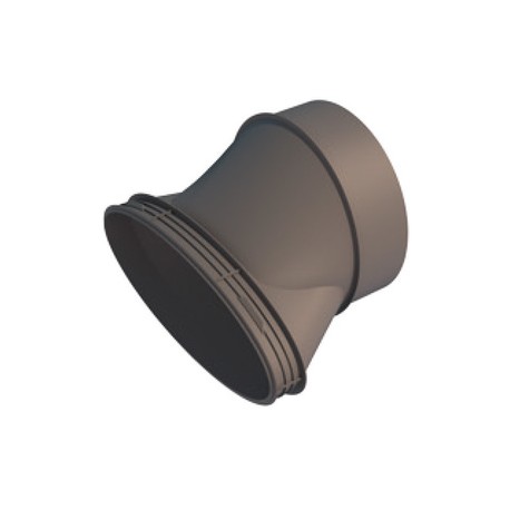 Adaptateur oval XAC125 Clip & Go pour CDP 6x75 - Ø125mm