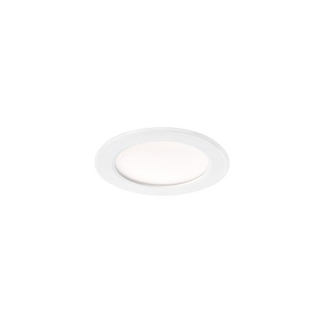 Spot LED encastré Flat-ISO 20 - Recouvrable - 20W - 3000/4000K - Rond - Plastique - Blanc