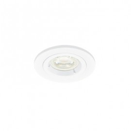 Spot LED  encastré DLT-ISO 75 - Recouvrable - 6W - GU10 - Rond - Aluminium - Blanc