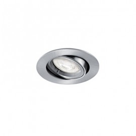 Spot LED  encastré DLT-ISO 90 - Inclinable - 6W - GU10 - Rond - Aluminium - Nickel