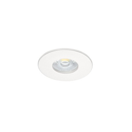 Spot LED encastré EF7 CCT - Recouvrable - 7W - 3000/4000K - Rond - Acier - Blanc - Dimmable