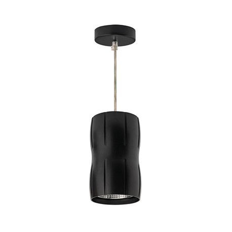 Suspension Curves - 33W - 4000K - 3300lm - Avec ampoule - Non dimmable - Noir