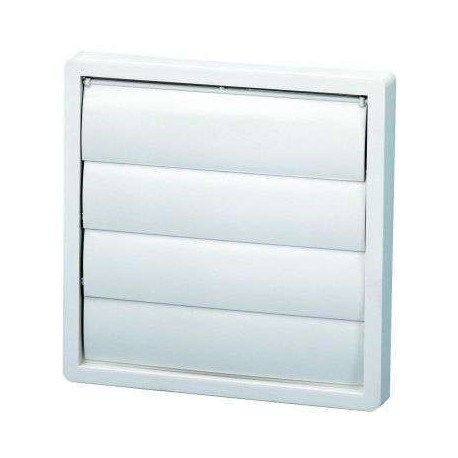 Volet de surpression circulaire PER 100W - Plastique - Blanc