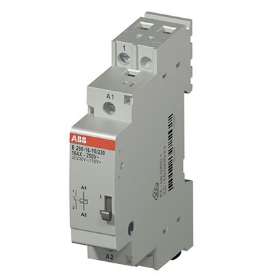 Interrupteur Modulaire Bouton Poussoir ABB 250V 16A Noir - Réf. E225-11F - Occasion Fonctionnelle