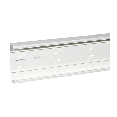 Corps de goulotte GTL Drivia 13 access - 2600mm - Blanc
