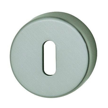 Paire de rosace - ø53mm - Trou de clé L - Inox