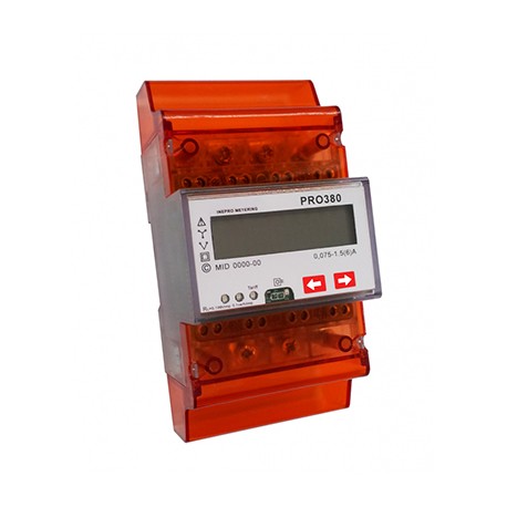 Compteur d'énergie tri/tetra à mesure directe - 5A pour TC - 230V
