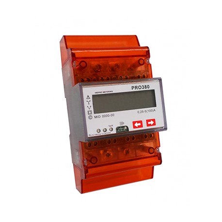 Compteur d'énergie tri/tetra à mesure directe - 100A - 230V - Mbus