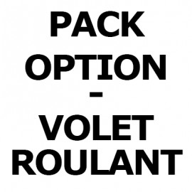 Pack option - Pour pieuvre électrique - Volet roulant supplémentaire