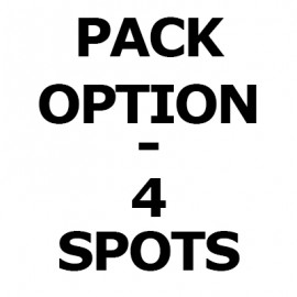Pack option - Pour pieuvre électrique - 4 spots supplémentaires