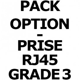 Pack option - Pour pieuvre électrique - Prise RJ45 grade 3 supplémentaire