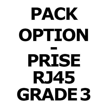 Pack option - Pour pieuvre électrique - Prise RJ45 grade 3 supplémentaire