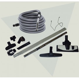 Ensemble d'accessoires EA 02/10 - Pour centrale d'aspiration - Avec flexible 10m