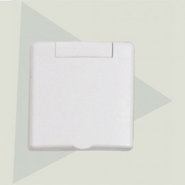 Kit prise P08 - Pour centrale d'aspiration - Blanc