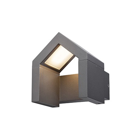 Applique BONA WL - LED - 3000K - 330lm - Carré - Anthracite