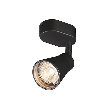 SLV GU10 LED Ampoule QPAR51, 6W, 38°, noir - blanc neutre (4000K)