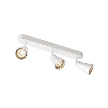 Applique/plafonnier AVO triple - QPAR51 - GU10 - 3x50W - Blanc