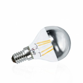 Ampoule LED à filament COB - E14 - 4W - 2700°K - Argent - Non dimmable