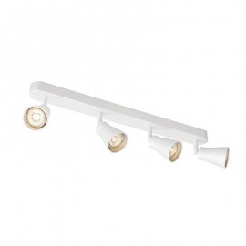 Applique/plafonnier AVO quad - QPAR51 - GU10 - 4x50W - Blanc