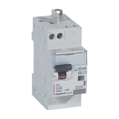 Disjoncteur différentiel DXᶾ 6000 - 1P+N - Vis/Auto - 40A - AC - 10kA - 30mA