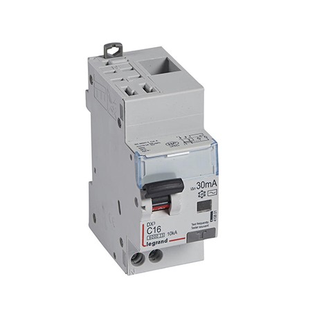 Disjoncteur différentiel DXᶾ 6000 - 1P+N - Auto/Vis - 16A - AC - 10kA - 30mA